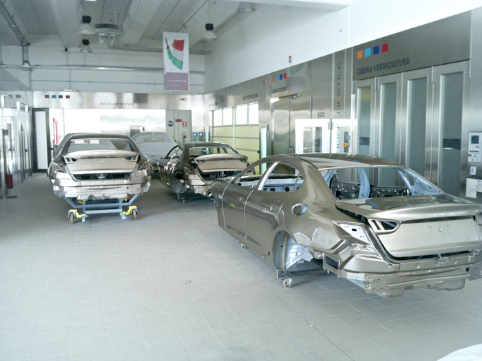 Verniciatura auto produzione serie, Maserati